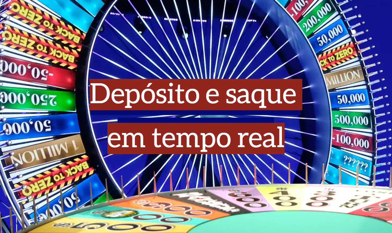 Depósito e saque em tempo real